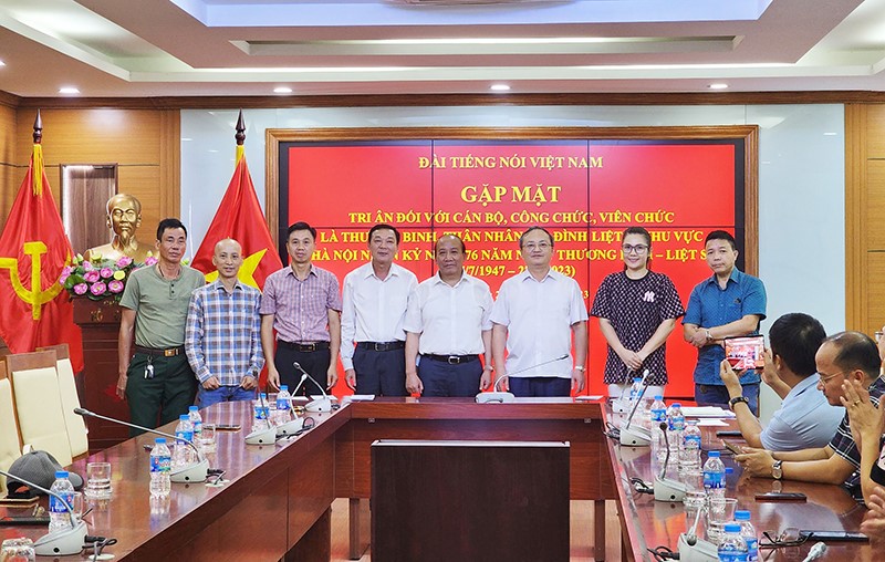 Công đoàn Đài Tiếng nói Việt Nam tổ chức gặp mặt tri ân nhân dịp  kỷ niệm 76 năm Ngày thương binh liệt sĩ 27/7