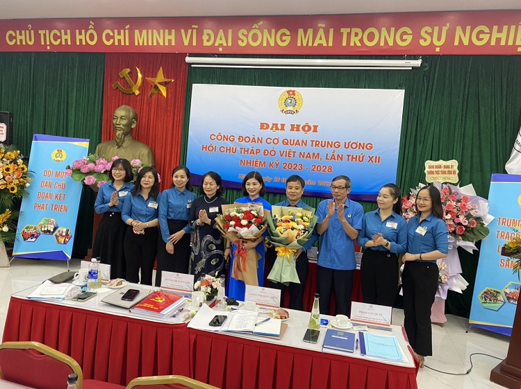 Đại hội Công đoàn Cơ quan Trung ương Hội Chữ thập đỏ Việt Nam lần thứ XII, nhiệm kỳ 2023 – 2028 