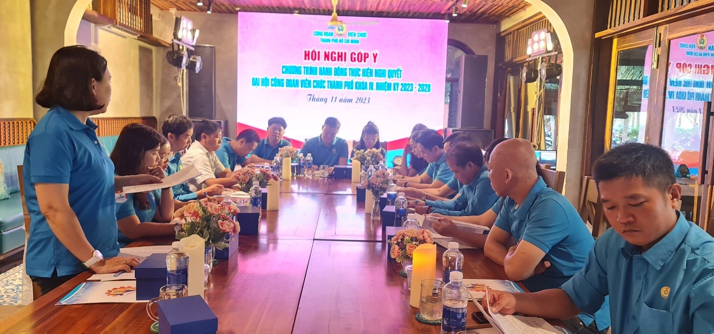 Đề ra 11 nhóm giải pháp thực hiện Nghị quyết Đại hội Công đoàn Viên chức Thành phố Hồ Chí Minh lần thứ IV.