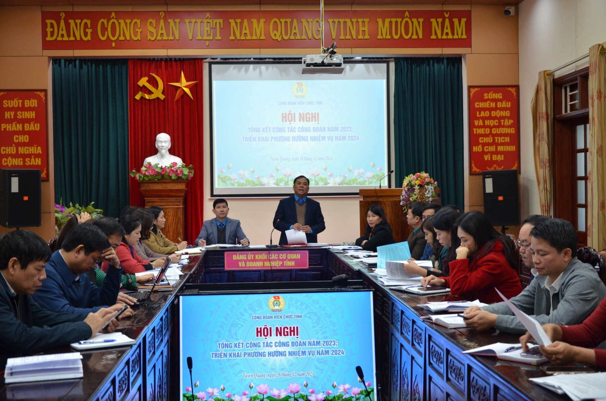 CĐVC Tuyên Quang thực hiện tốt công tác chăm lo cho đoàn viên, người lao động