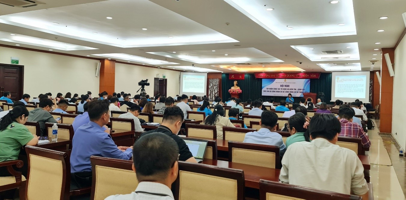 Công đoàn Viên chức Thành phố Hồ Chí Minh tổ chức Hội nghị tập huấn công tác tổ chức và kiểm tra, giám sát cho cán bộ công đoàn cơ sở