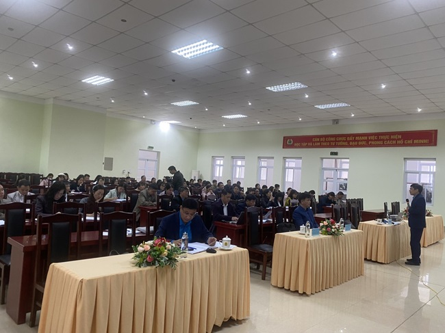 CĐVC tỉnh Cao Bằng tập huấn nghiệp vụ công tác công đoàn năm 2023