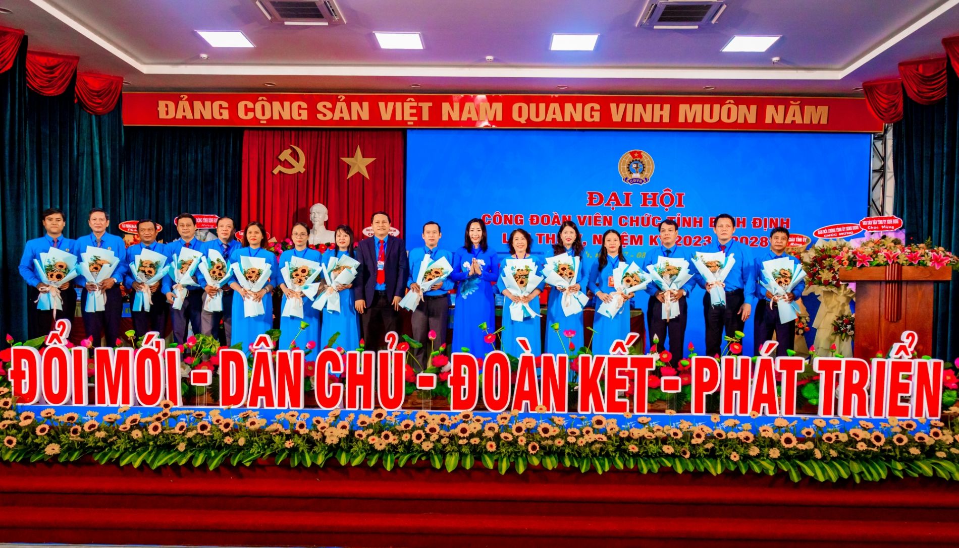 Đại hội Công đoàn Viên chức tỉnh Bình Định lần thứ V, nhiệm kỳ 2023-2028
