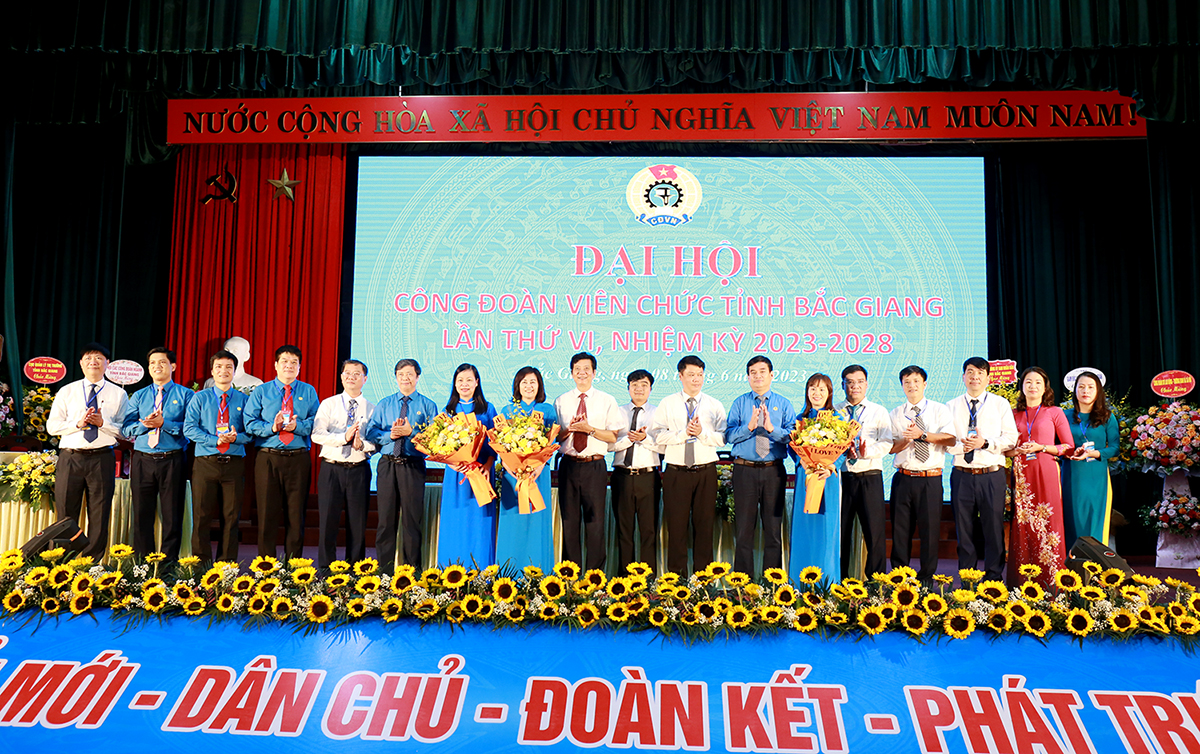 Đại hội Công đoàn Viên chức tỉnh Bắc Giang lần thứ VI, nhiệm kỳ 2023-2028