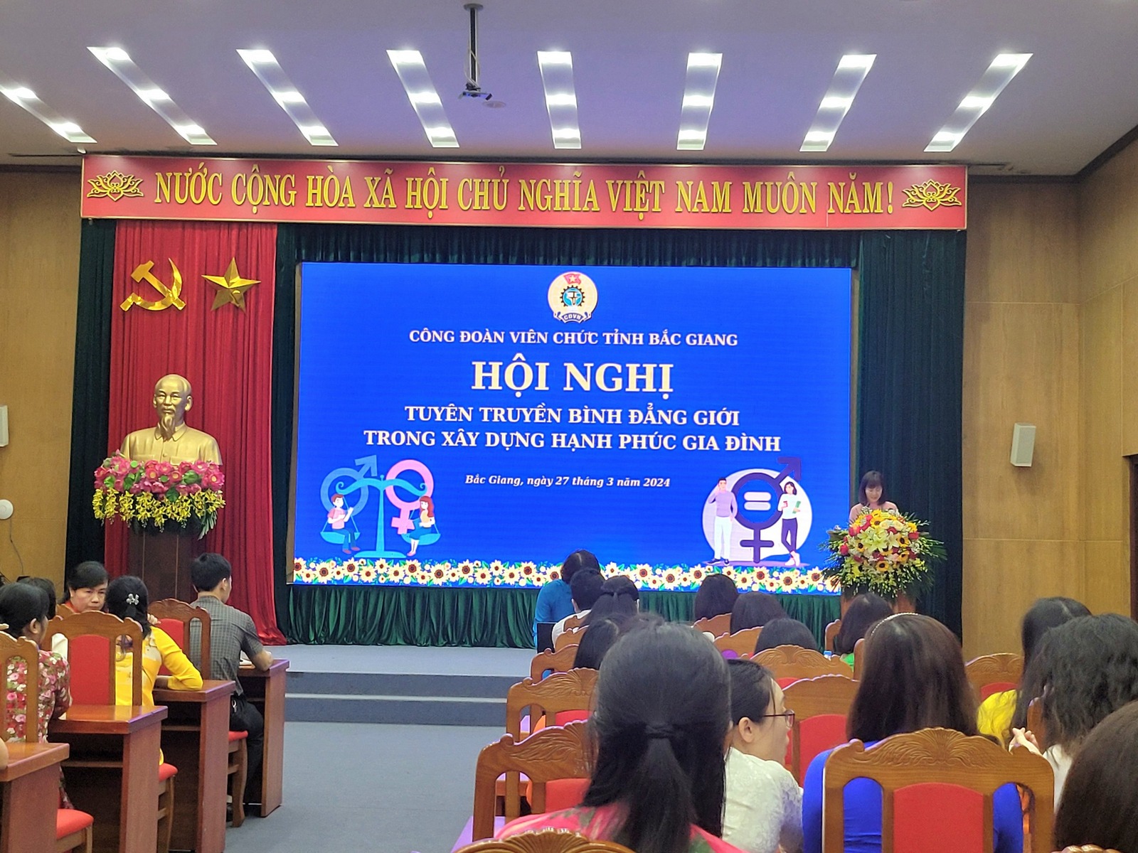 Công đoàn Viên chức tỉnh Bắc Giang: tuyên truyền Bình đẳng giới trong xây dựng hạnh phúc gia đình