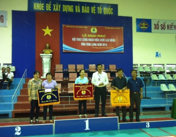 Công đoàn Viên chức tỉnh Vĩnh Long tổ chức Hội thao CBCCVC năm 2016