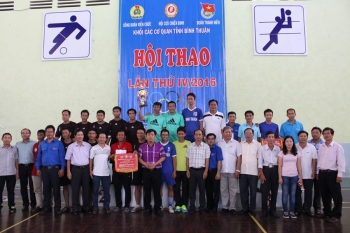 Công đoàn Viên chức tỉnh Bình Thuận tổ chức Hội thao 2016