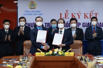 Tổng Liên đoàn Lao động Việt Nam ký phối hợp với Bộ Giáo dục và Đào tạo giai đoạn 2021-2026