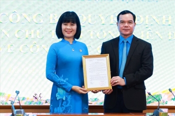 Tổng Liên đoàn trao Quyết định bổ nhiệm lãnh đạo Ban Nữ công Tổng Liên đoàn Lao động Việt Nam