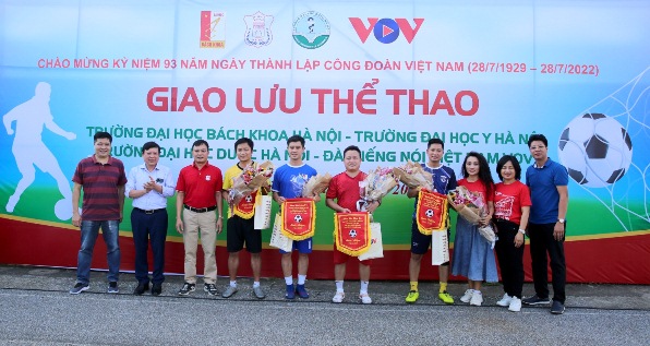 Công đoàn Đài Tiếng nói Việt Nam tham gia giao lưu thể thao chào mừng 93 năm Ngày thành lập Công đoàn Việt Nam 28/7