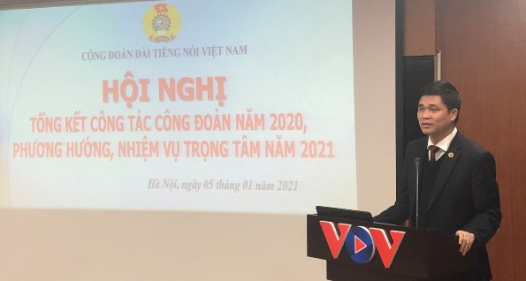 Công đoàn Đài Tiếng nói Việt Nam tổ chức Hội nghị tổng kết công tác Công đoàn năm 2020, phương hướng nhiệm vụ năm 2021