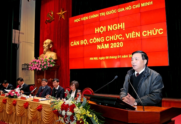 Học viện Chính trị quốc gia Hồ Chí Minh tổ chức Hội nghị cán bộ, công chức, viên chức năm 2020