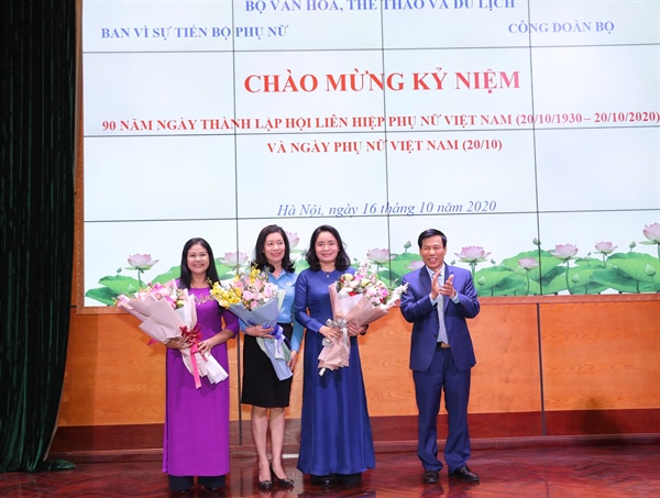 Công đoàn Bộ Văn hóa, Thể thao và Du lịch tổ chức các hoạt động kỷ niệm 90 năm ngày thành lập Hội Liên hiệp Phụ nữ Việt Nam