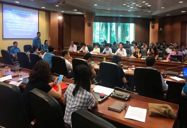 Công đoàn Viện Hàn lâm Khoa học xã hội Việt Nam tổ chức Hội nghị sơ kết công tác 6 tháng đầu năm, triển khai nhiệm vụ công tác 6 tháng cuối năm 2019 và tập huấn phần mềm quản lý đoàn viên công đoàn