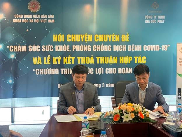 Công đoàn Viện HL Khoa học xã hội Việt Nam tổ chức chương trình nói chuyện Chuyên đề và Lễ ký kết thỏa thuận hợp tác “Chương trình phúc lợi cho đoàn viên”