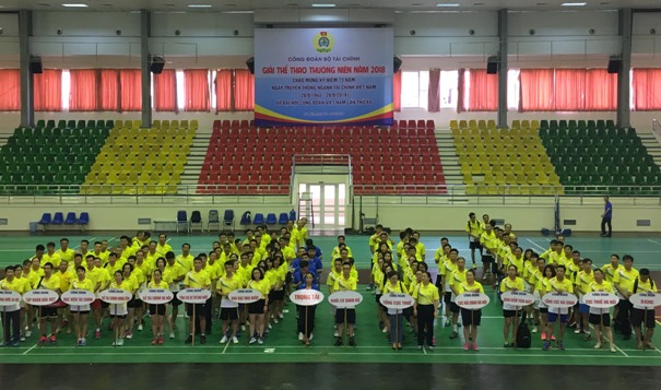 CĐ Bộ Tài chính tổ chức giải thể thao thường niên năm 2018
