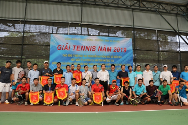 Công đoàn Bộ Lao động - Thương binh và Xã hội Tổ chức Giải Tennis năm 2019