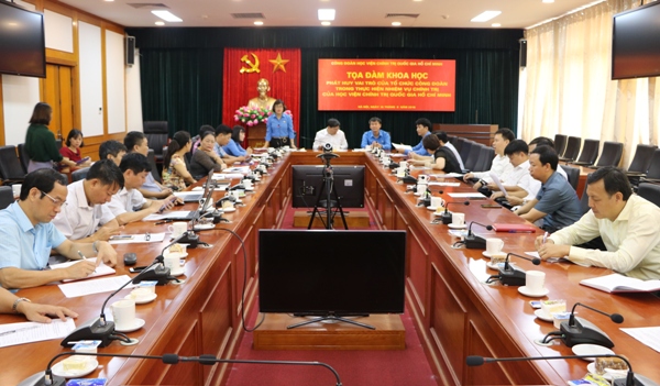 Công đoàn Học viện Chính trị quốc gia Hồ Chí Minh: Phát huy vai trò của tổ chức Công đoàn trong thực hiện nhiệm vụ chính trị