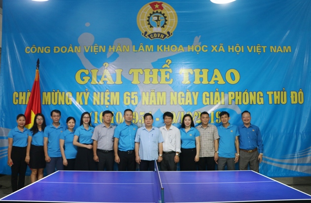 Công đoàn Viện Hàn lâm Khoa học xã hội Việt Nam tổ chức giải thể thao
