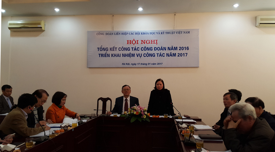 CĐ Liên hiệp các hội KH và KT Việt Nam tổng kết công tác năm 2016, triển khai nhiệm vụ công tác năm 2017
