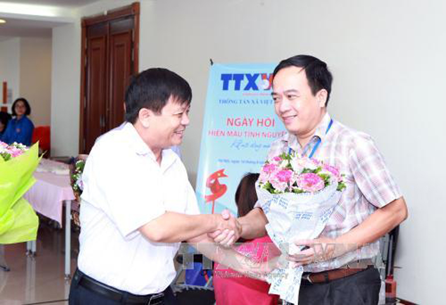 CĐ Thông Tấn xã Việt Nam tổ chức Ngày hội hiến máu tình nguyện 