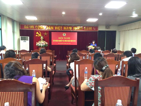 Công đoàn Hội Nông dân Việt Nam tổ chức tập huấn nghiệp vụ  công đoàn năm 2016
