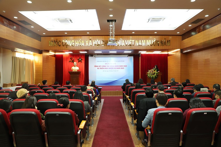 Công đoàn Viện Hàn lâm Khoa học và Công nghệ Việt Nam tổng kết công tác năm 2022