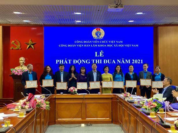 Lễ phát động thi đua của Công đoàn Viện Hàn lâm Khoa học xã hội Việt Nam năm 2021