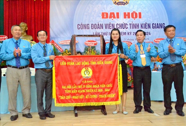 Công đoàn Viên chức tỉnh Kiên Giang - Tổ chức thành công Đại hội IV, nhiệm kỳ 2019 - 2024