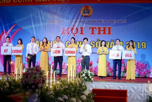 250 đoàn viên tham gia Hội thi Văn hóa Công sở do Công đoàn Viên chức tỉnh Thừa Thiên - Huế tổ chức