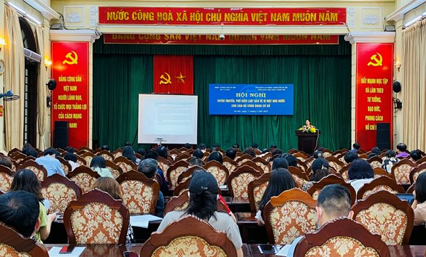 Công đoàn Viên chức Thành phố Hà Nội tuyên truyền, phổ biến Luật Bảo vệ bí mật Nhà nước cho cán bộ Công đoàn cơ sở
