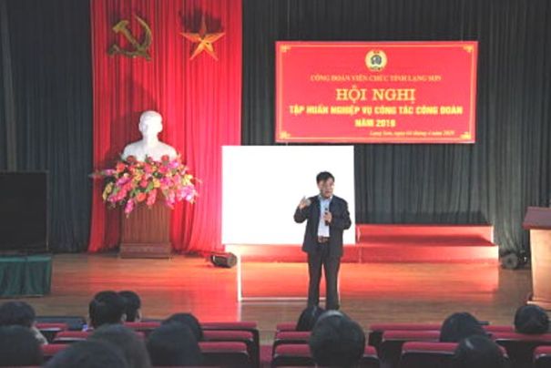 Công đoàn Viên chức tỉnh Lạng Sơn tổ chức Hội nghị tập huấn nghiệp vụ công tác công đoàn 2019