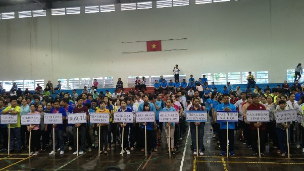 Công đoàn viên chức tỉnh Vĩnh Long tổ chức Hội thao năm 2018