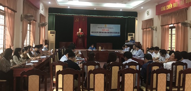 CĐVC tỉnh Quảng Trị: Diễn đàn Nâng cao chất lượng hoạt động CĐCS năm 2020