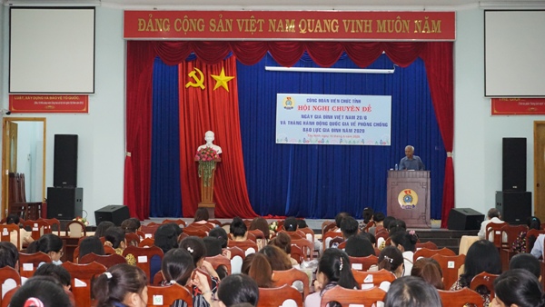 Công đoàn Viên chức tỉnh Tây Ninh: Hội nghị nói chuyện chuyên đề nhân ngày Gia đình Việt Nam 28/6