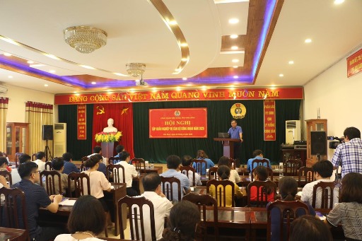 Công đoàn Viên chức tỉnh Hòa Bình tổ chức Hội nghị tập huấn nghiệp vụ cán bộ công đoàn năm 2020