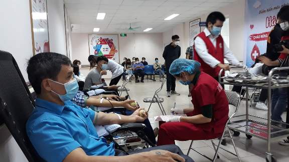 CĐVC tỉnh Thái Nguyên tổ chức hiến máu tình nguyện