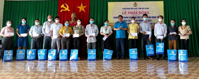 Công đoàn Viên chức tỉnh Hậu Giang tổ chức Lễ phát động  “Tháng công nhân” và Hưởng ứng Tháng hành động về An toàn vệ sinh lao động năm 2022