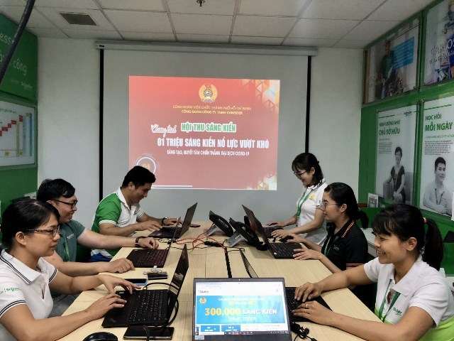 Công đoàn Viên chức thành phố Hồ Chí Minh tổ chức hội thu sáng kiến góp phần vào “1 triệu sáng kiến - nỗ lực vượt khó, sáng tạo, quyết tâm chiến thắng đại dịch Covid-19”