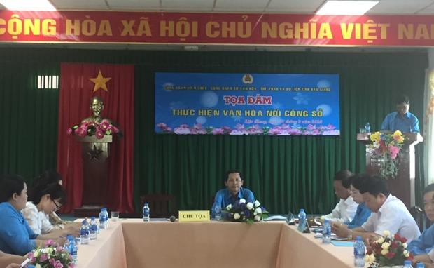 CĐVC tỉnh Hậu Giang phối hợp tổ chức tọa đàm thực hiện Văn hóa nơi công sở
