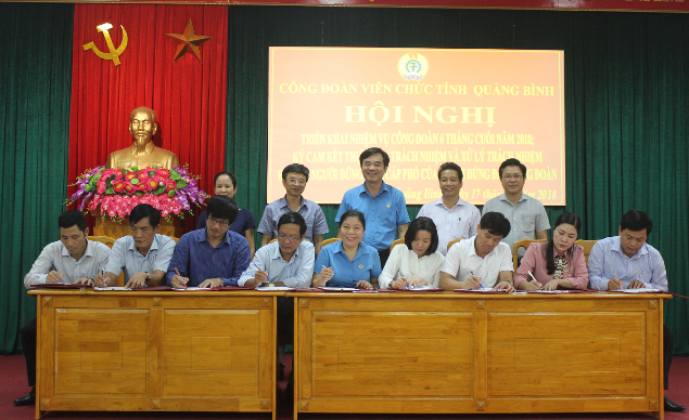 CĐVC tỉnh Quảng Bình triển khai nhiệm vụ công tác 6 tháng cuối năm 2018
