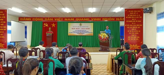 CĐVC tỉnh Hậu Giang tổ chức Họp mặt – Tọa đàm chào mừng kỷ niệm 90 năm ngày thành lập Hội LHPN Việt Nam