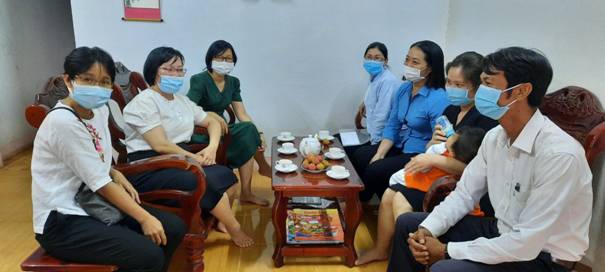 Công đoàn Viên chức tỉnh Bình Phước thăm, hỗ trợ 08 con đoàn viên công đoàn mắc bệnh hiểm nghèo