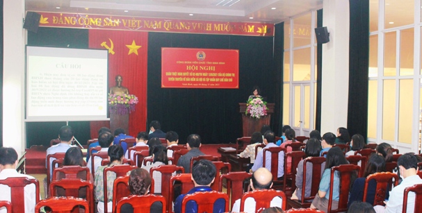 Công đoàn Viên chức tỉnh Ninh Bình tổ chức Hội nghị triển khai Nghị quyết số 02-NQ/TW ngày 12/6/2021 của Bộ Chính trị