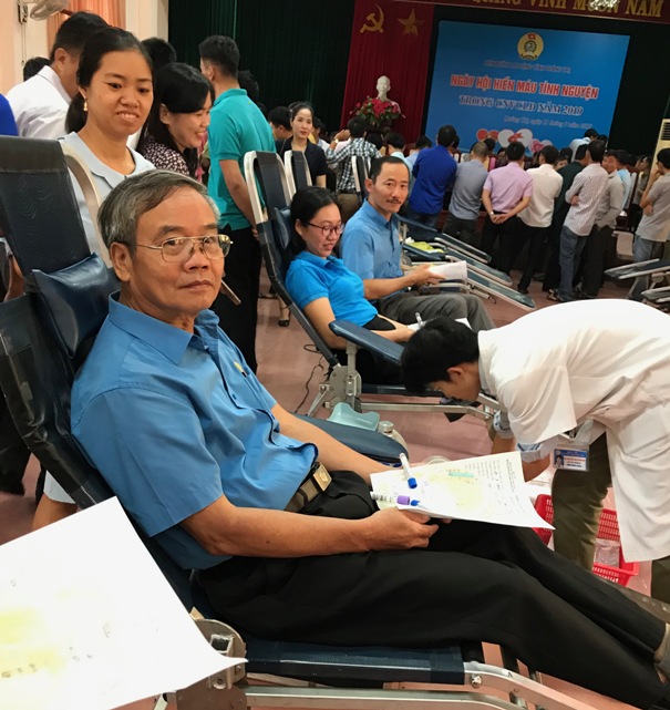 Công đoàn Viên chức tỉnh Quảng Trị tham gia Hiến máu tình nguyện năm 2019