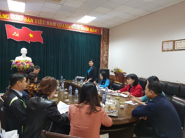 Công đoàn Viên chức tỉnh Ninh Bình nắm bắt tình hình tư tưởng, đời sống việc làm tại Trung tâm Văn hóa tỉnh