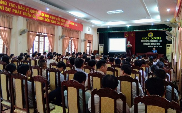 Công đoàn Viên chức tỉnh Quảng Trị tổ chức hội nghị tuyên truyền, phổ biến pháp luật trong CNVCLĐ năm 2019