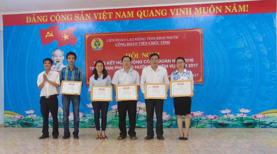 CĐVC tỉnh Bình Phước với những hoạt động đầu năm 2017