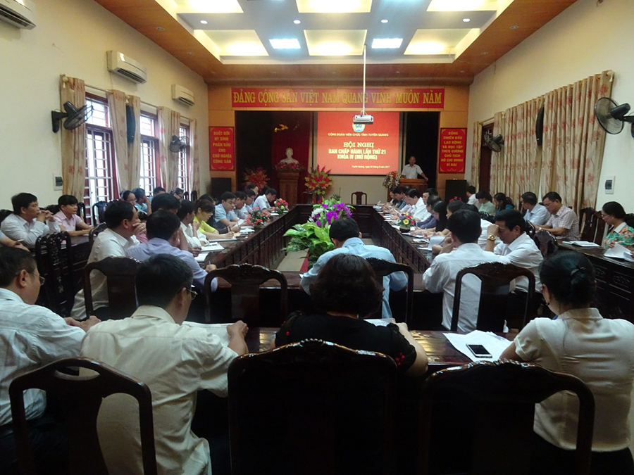 Hội nghị Ban Chấp hành Công đoàn Viên chức tỉnh Tuyên Quang lần thứ 21
