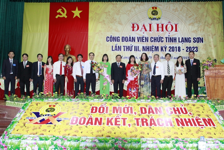 Đại hội Công đoàn Viên chức tỉnh Lạng Sơn lần thứ III thành công tốt đẹp
